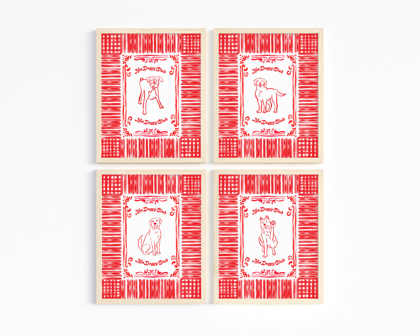 The Hot Doggy Card Print