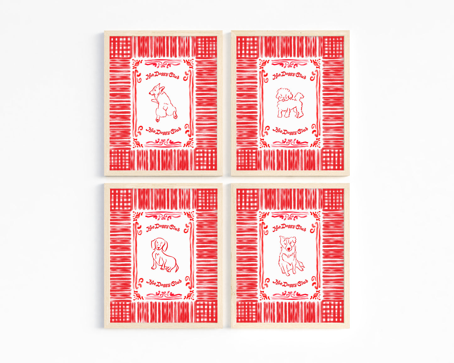 The Hot Doggy Card Print