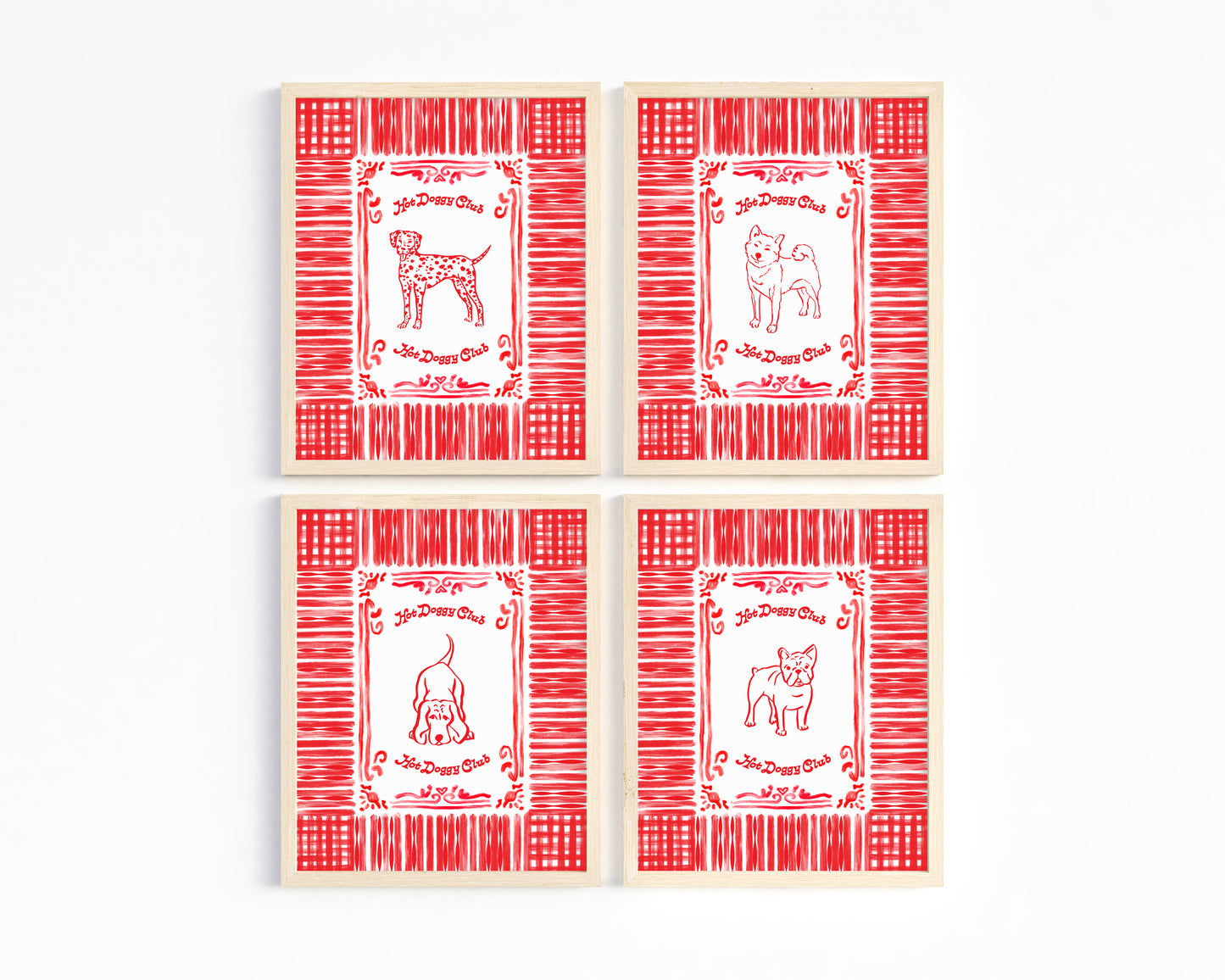 The Hot Doggy Card Print