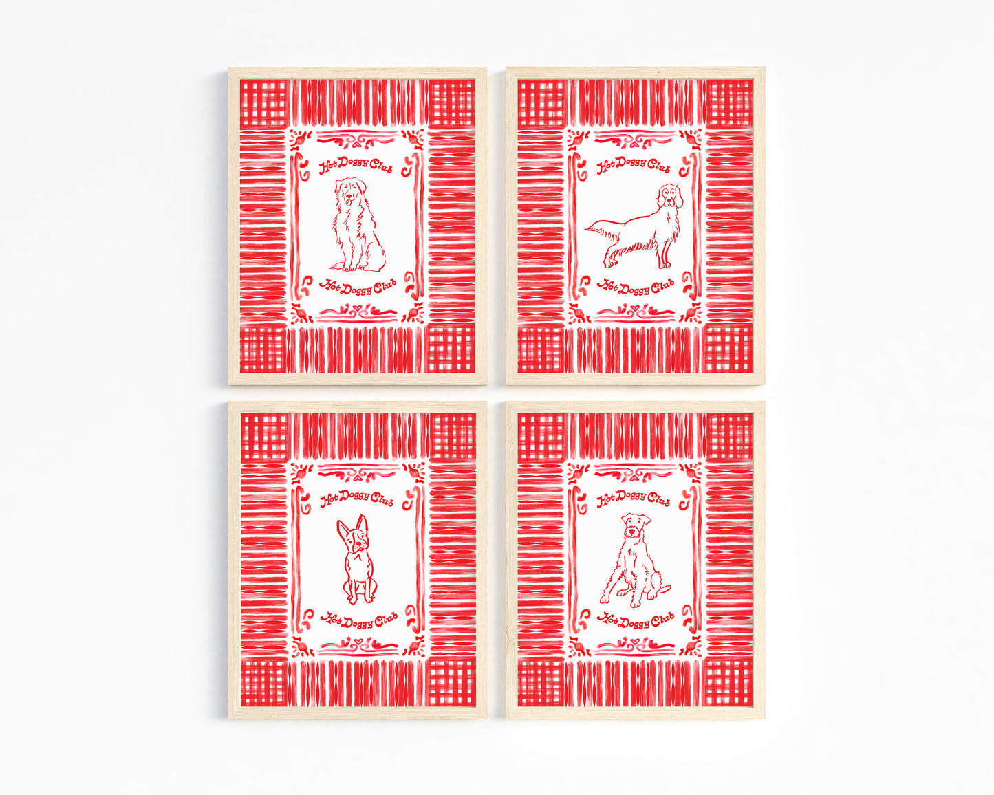 The Hot Doggy Card Print