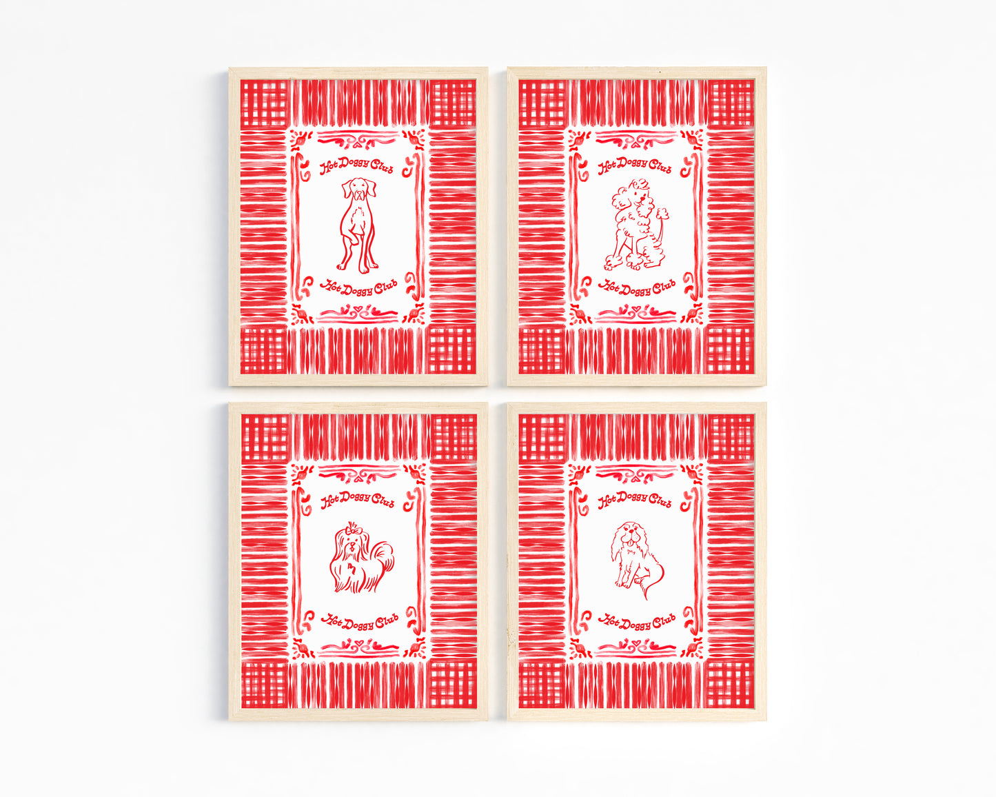 The Hot Doggy Card Print