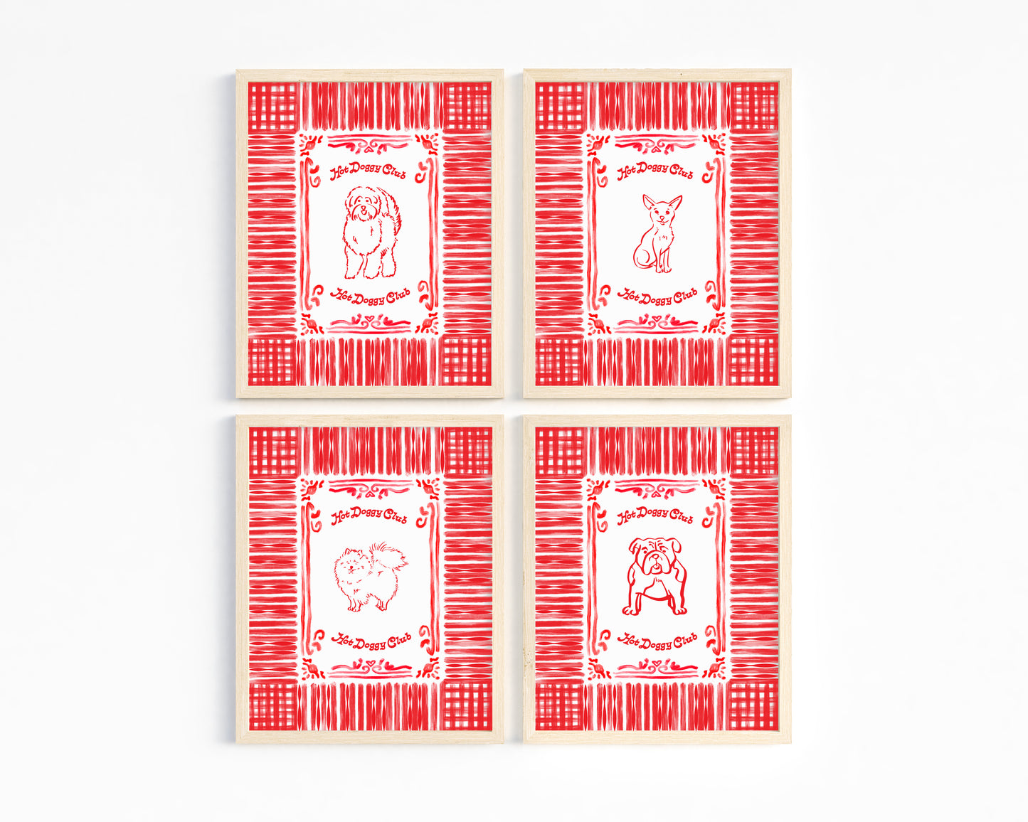 The Hot Doggy Card Print