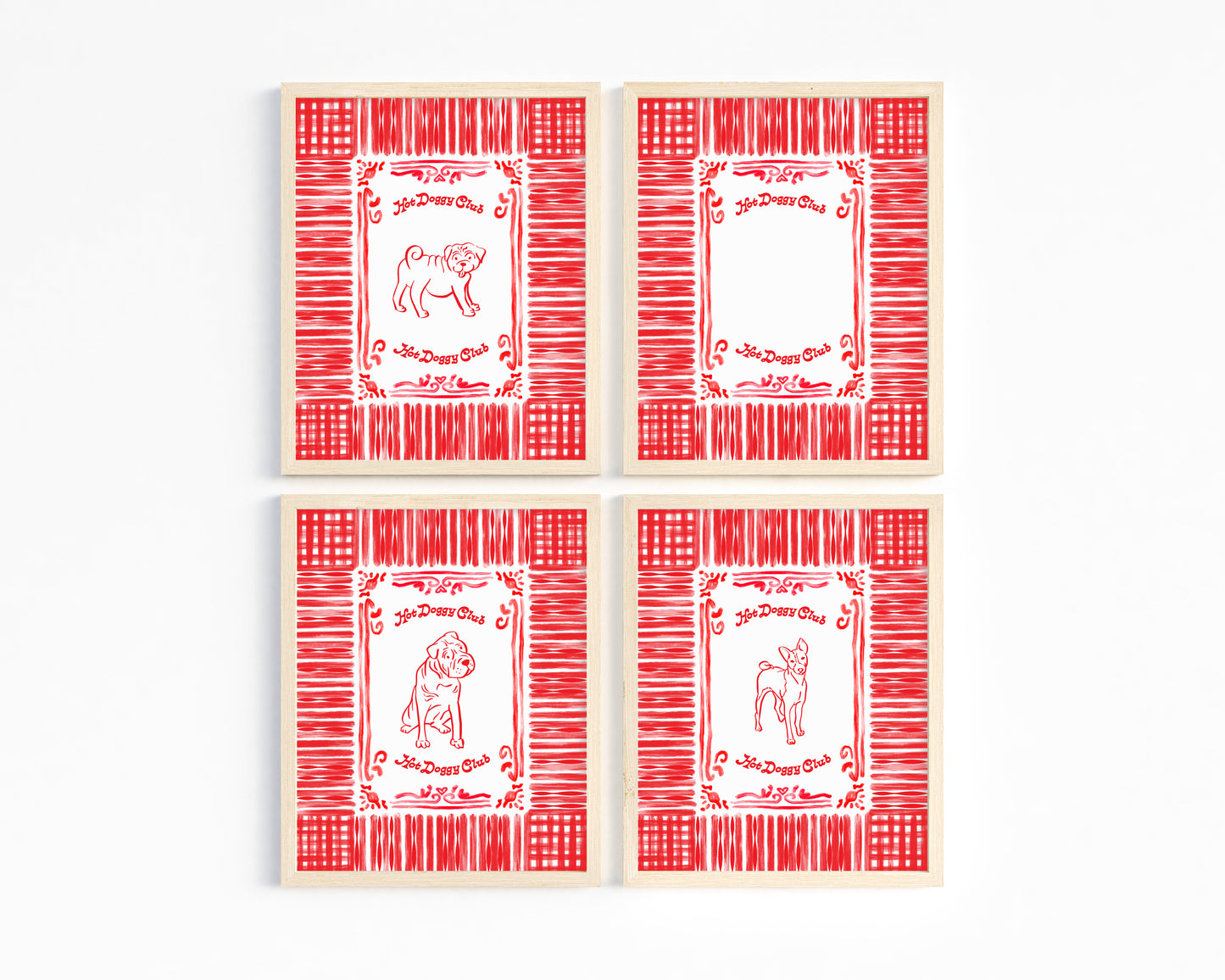 The Hot Doggy Card Print