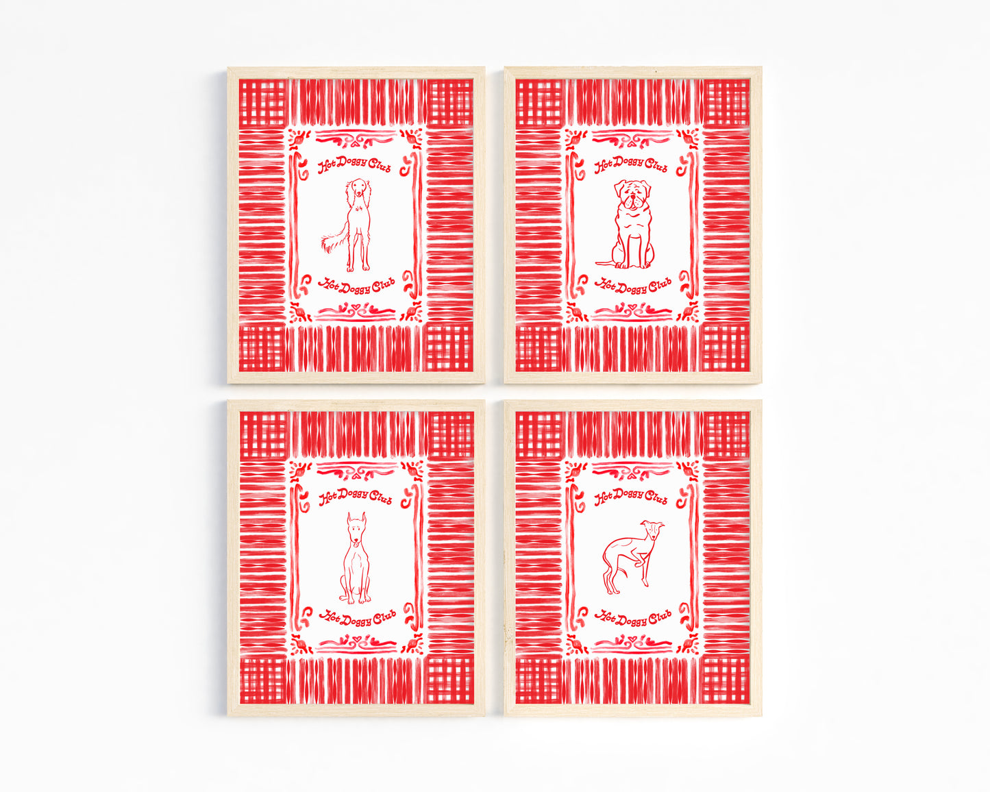 The Hot Doggy Card Print