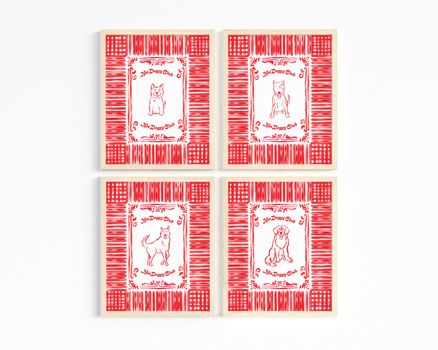 The Hot Doggy Card Print