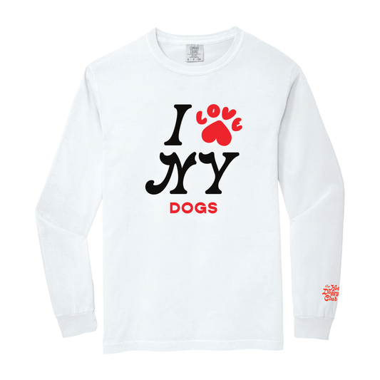 I Heart NY Dogs Long Sleeve T-Shirt